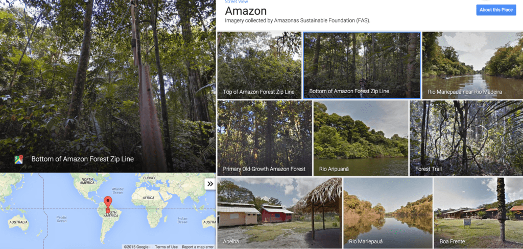 Google Amazon Street View