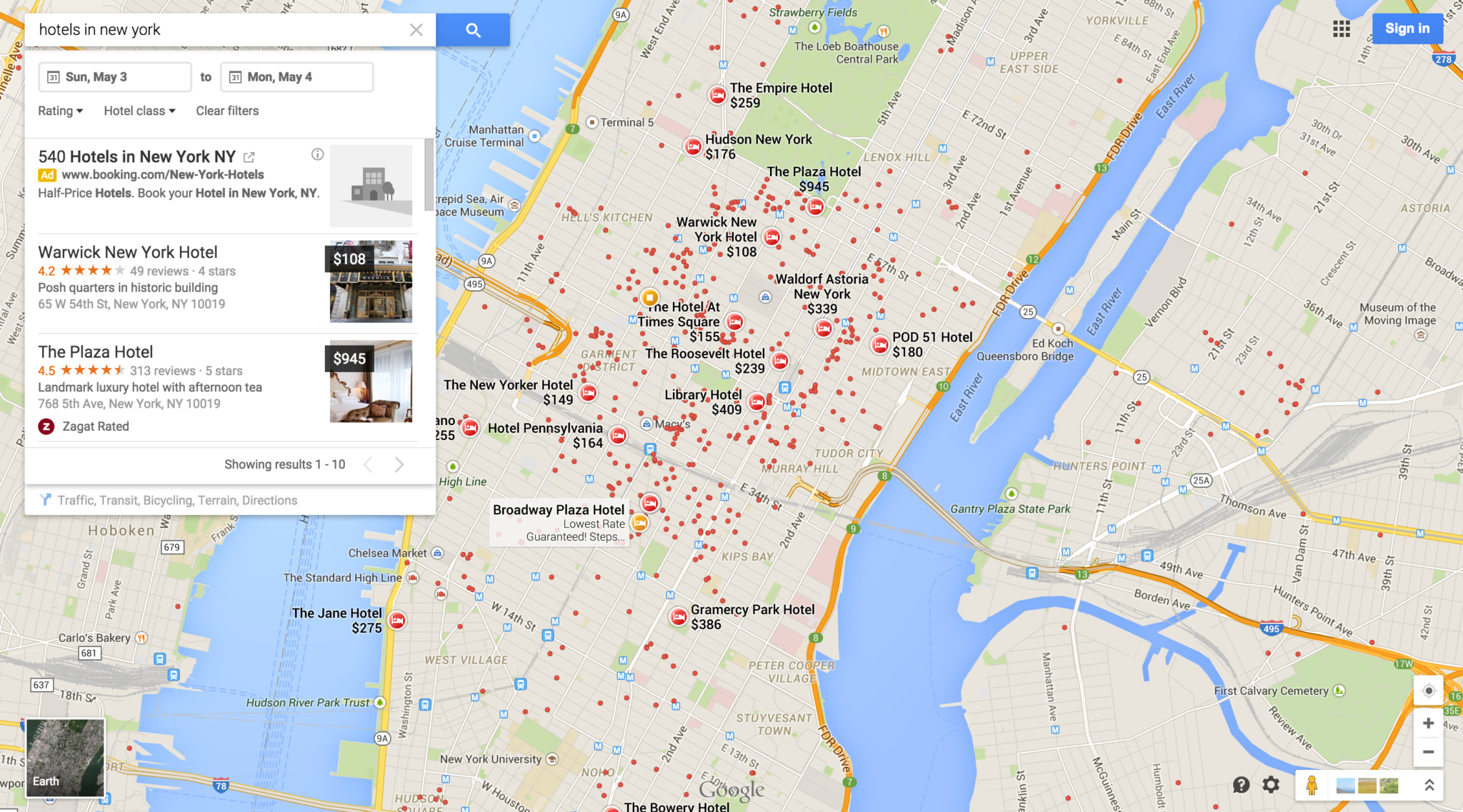 Google Hotel Ads Placements Where Do The Show Hotel Price Ads Map Results