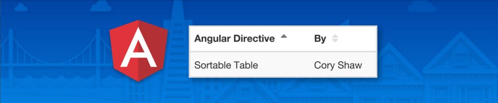 angular directive sortable table