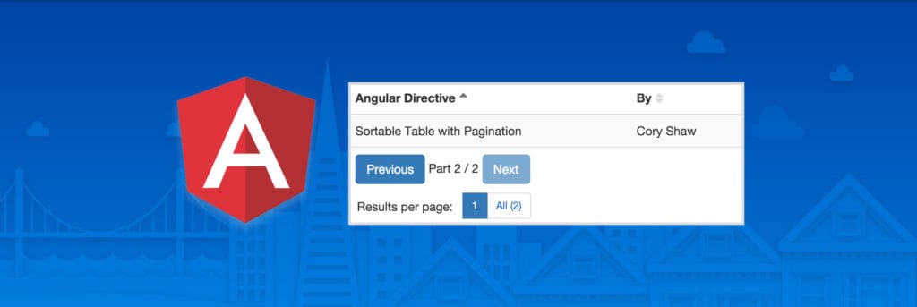 angular directive sortable table with pagination