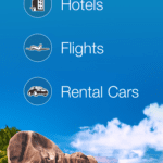 Priceline App Home Screen