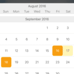 Agoda Calendar View