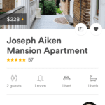 Airbnb Listing Screen