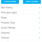 HotelsCombined Filters