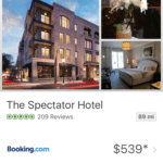 TripAdvisor Hotel Profile Screen