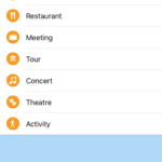 TripIt Activities Add