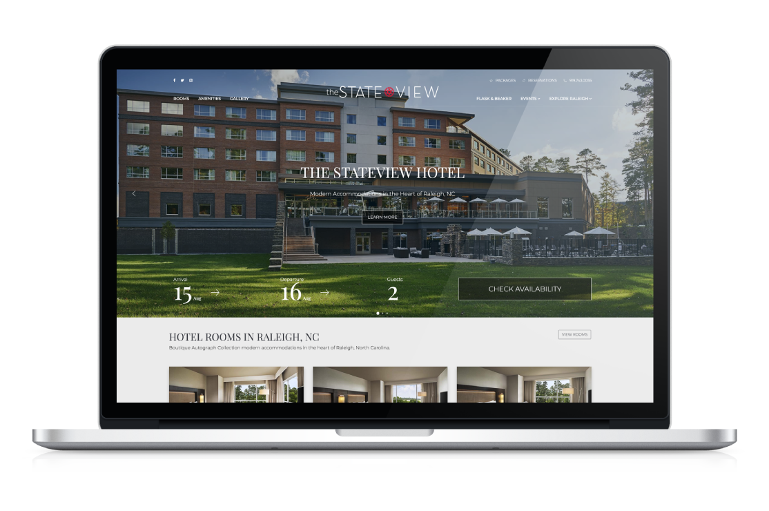Responsive Hotel Website Design - Fuel Travel